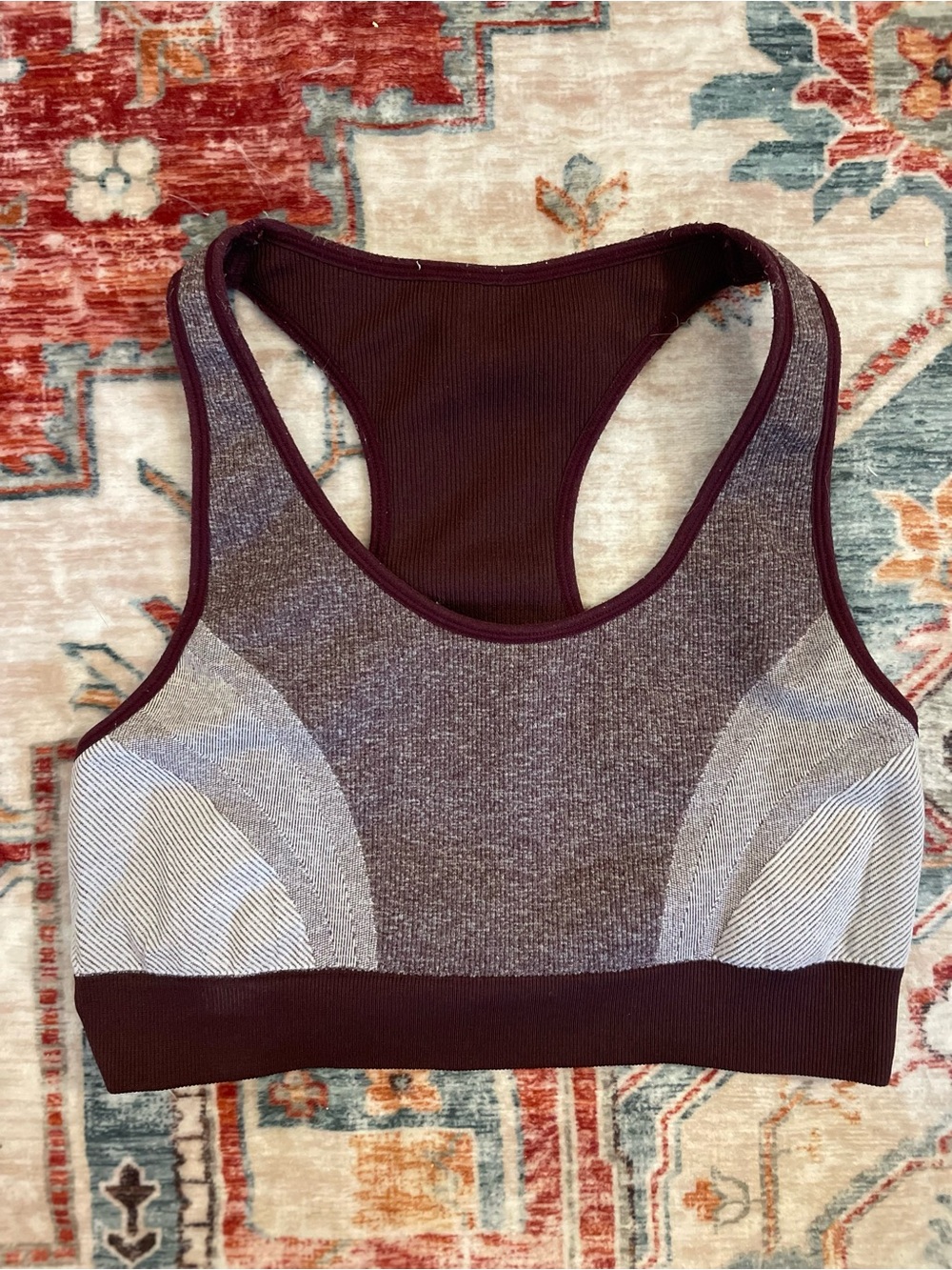 AERIE Maroon Sports Bra